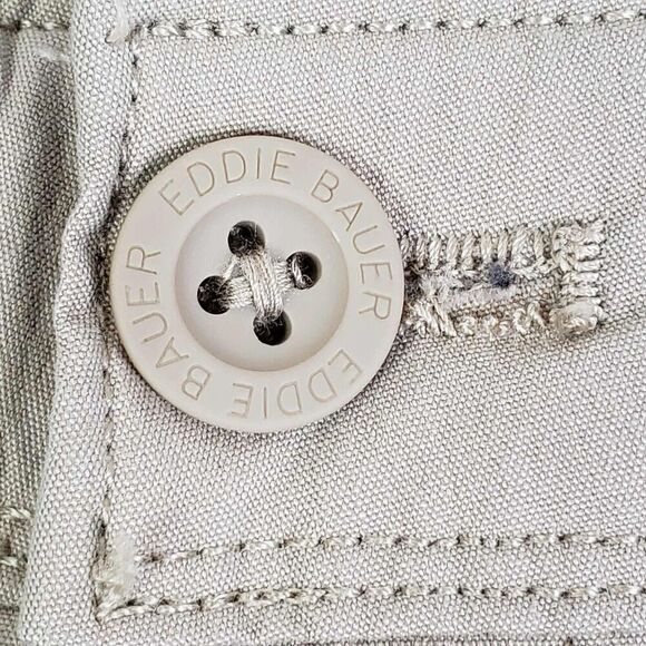 Eddie Bauer Pants Men’s Size 33x32 Beige Tan Straight Leg Cargo Pants - Picture 4 of 9